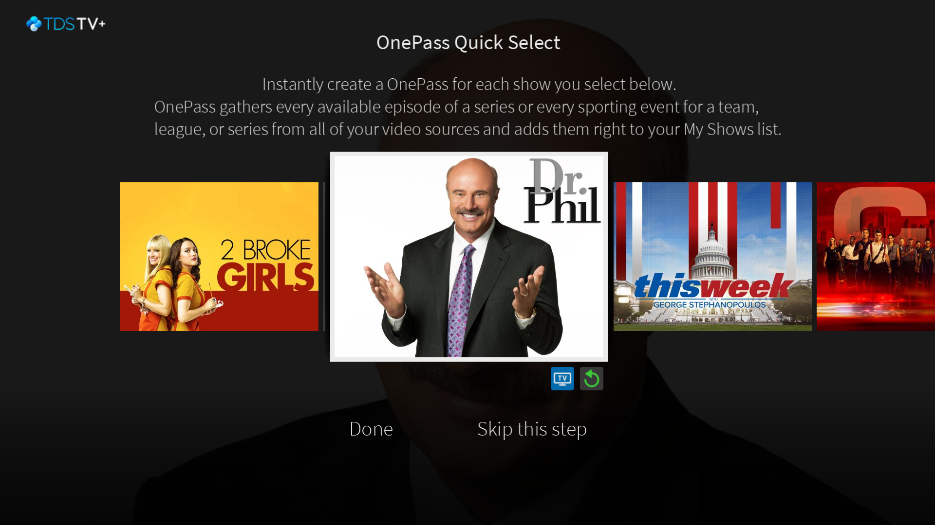 Install and setup a TDS TV+ receiver TDS TV+ TDS