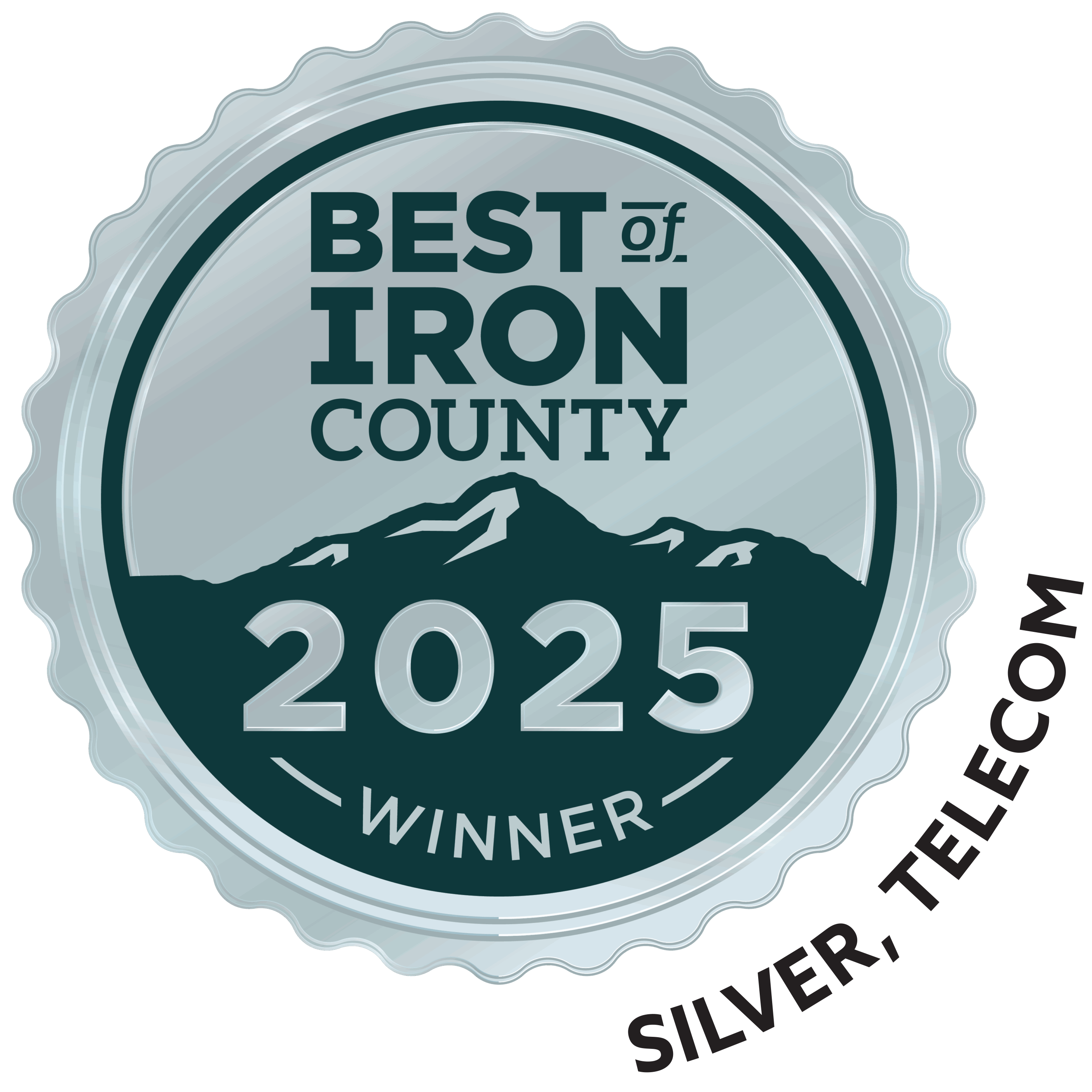 Best of Iron County 2025 Winner, silver, telecom