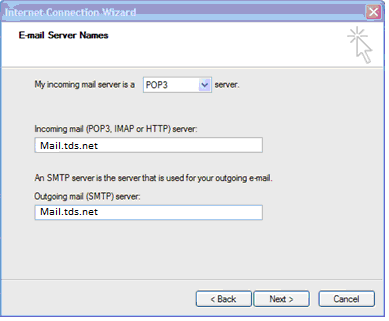 fields for server information