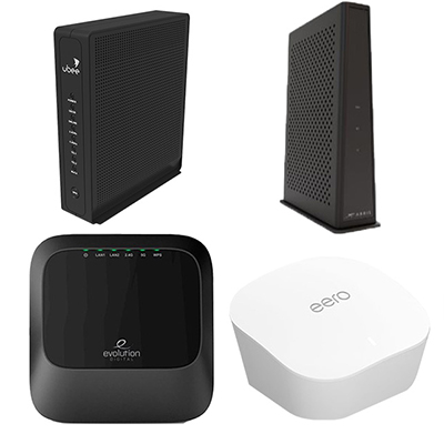 Evolution, Eero, Arris, and Ubee Receivers