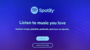 Spotify screen